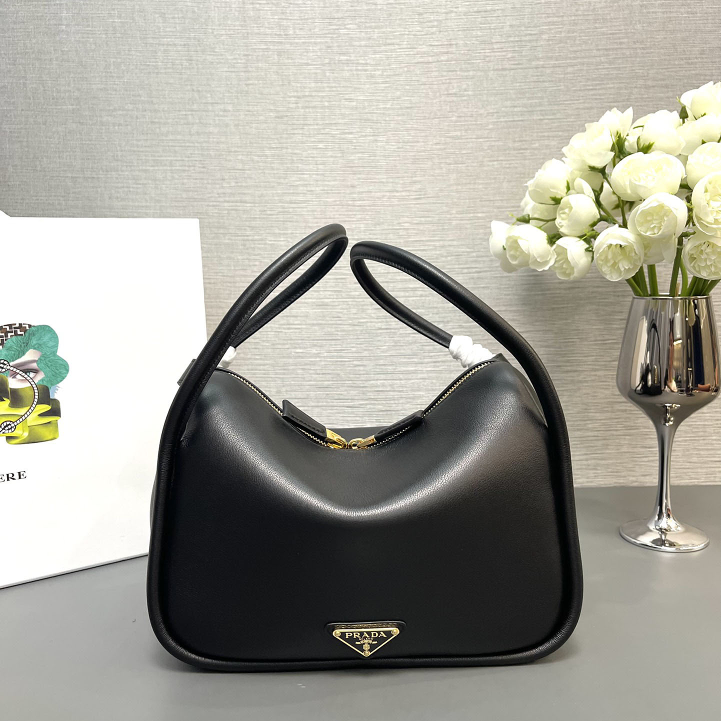 Pra*a top handle bags